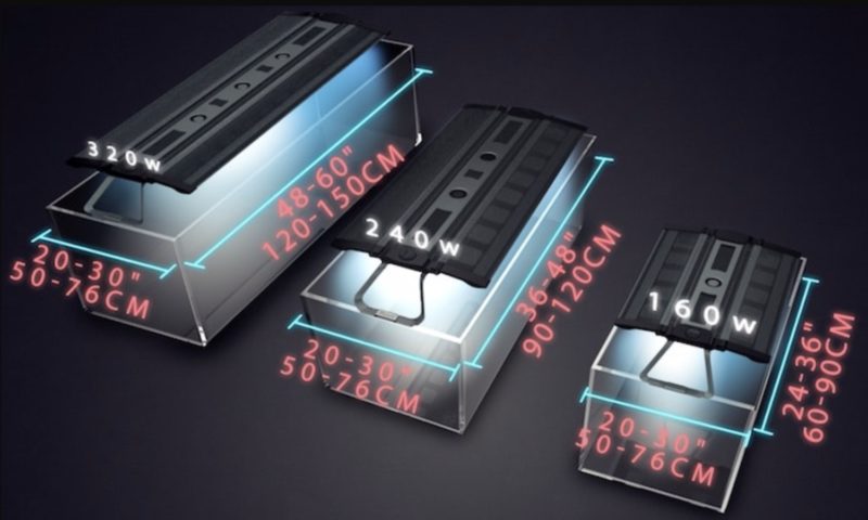 Maxspect Recurve - akvarijné LED osvetlenie (~240W/90cm)