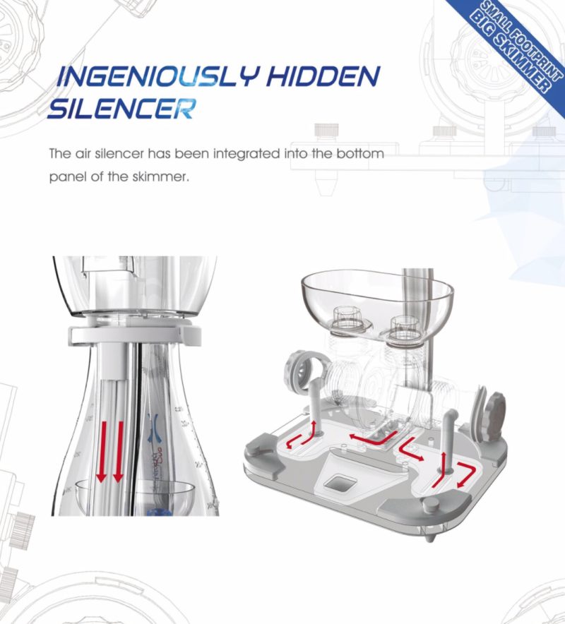 Maxspect Aeraqua Duo - odpeňovač novej generácie (pre akváriá 400-1700L)