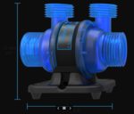 Maxspect Turbine Duo 12 - duálne výtlačné čerpadlo s ovládačom (~11400 l/h /~115W)